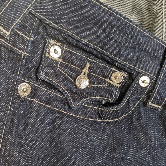 True Religion Billy Bling Rhinestones Jeans 29 - Picture 8 of 13